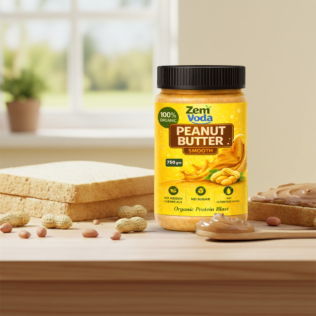 ZemVoda Organic Protein Blast: Smooth Peanut Butter [750g]